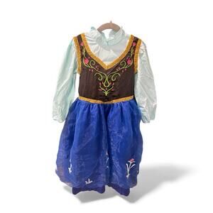 Girls Size 5-6 Disney Frozen Anna Costume
